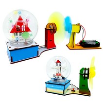 [LED 스타볼] 에너지전달 풍력 등대&풍력 하우스 만들기 / LED 과학 키트 신재생에너지 탄소중립, 2.풍력하우스