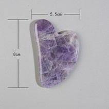 그라스톤 근막이완 괄사 근육마사지 도구 구 아슈 스크레이퍼 마사지 얼굴 바디 스킨 샤, 자수정 손가락