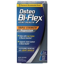 Osteo Bi-Flex 트리플 스트랭쓰 마그네슘 셔플리먼트 80정 글루코사민 코팅 정제, 1