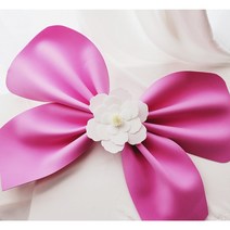 (완제품 12시주문시 당일출고)나비리본 발렌타인 장식리본 대왕리본 가게 인테리어 장식, 넓이15cm, 연분홍