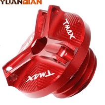 야마하 mt03 YZF 오토바이 엔진 오일 필러 컵 플러그 커버 나사 야마하 R6 R1 R3 R25 MT07 TMAX 500 530 F, 16 TMAX logo red