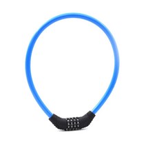 두바이_미니샵_자전거와이어락11x600(비번4자리)도난방지체인 다용도잠금장치 바이크열쇠 자물쇠 잠금줄 락 도인 도지 전동킥보드++mingpin*, $베스트선택**블루