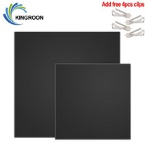 Kingroon ultrabase heatbed 플랫폼 스퀘어 빌드 표면 유리판 격자 가스 뜨거운 침대 ender 3 cr10 kp3s 3d 프린터 부품, 310x310x4mm