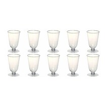 CYM 일본제 반복 사용할 수 있는 파르페 디저트 컵 샴페인 글라스 10개 식세기 OK PAFE-10