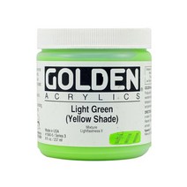 [골덴]헤비바디 아크릴물감 473ml 시리즈 3 (색상 선택), 색상:[6284150]1558 / LightGreen(BlueShade)