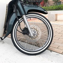 혼다 슈퍼커브110 비루버 백테타이어 비러버 백태 앞뒤 SET 전년식 사용가능, 앞뒤 타이어 + 스포크휠 SET상품