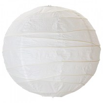 이케아 REGOLIT 레골리트 펜던트전등갓 화이트 핸드메이드 45 cm
