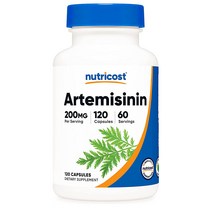 Nutricost 뉴트리코스트 개똥쑥(아르테미시닌) 200mg 함량 노화방지 영양제 120캡슐