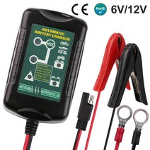 산업용 배터리충전기 복원기 재생기 과열방지 할리 데이비슨 오토바이에 대 한 6V 12V 1.5Amp 유지 보수 자 트리클 자동차 자동 보트 잔디 깎는 기계 트랙터 마린, 단일옵션