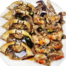 국산 전라도 여수 돌게장 간장게장 2.2kg, 전라도 여수 알배기 간장게장 3미(통포장)