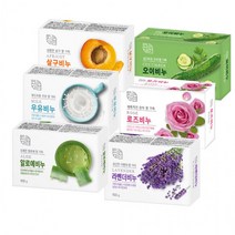 무궁화 자연미인 비누 100g 4입 살구 알로에 오이 우유 단단한비누 알뜰비누, 자연살구비누4입