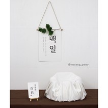 셀프 백일 첫돌 촬영소품, 보리수잎