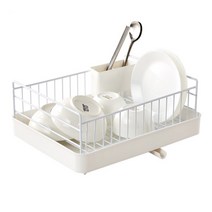 아트와이어 포인트 물빠짐 식기건조대, 화이트