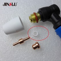 용접 부품 CO2 토치 재료 PT-31 pt31 긴 하프늄 전극 50 pcs 공기 플라즈마 커터 토치 컷-40 CUT-40D LGK-4, 한개옵션0