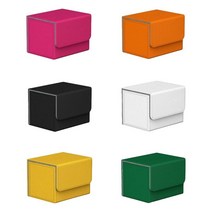 GHSHOP 6x 카드 데크 박스 주최자 보관 표준 컨테이너 게임 카드, 여러 가지 빛깔의, PU