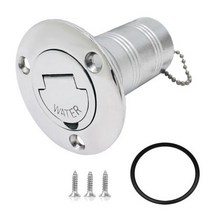 수족관 냉각기 무소음 112 quot38mm 보트 데크 필필러 탱크 넥 키리스 캡 가스물연료디젤 마린 스테인레스 스틸 316 요트 캐러밴, WATER