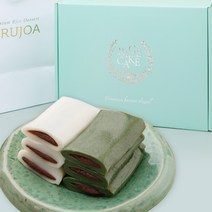 [시루조아]2색 앙금절편(흰10개+쑥10개) 민트 선물세트 1.2kg, 60g, 20개