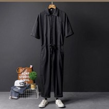 여름 점프수트 작업복 코디 패션 미대생 스트릿 정비