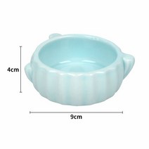 소동물 용품 애완 동물 햄스터 그릇 세라믹 선인장 물 작은 먹이 토끼 흰 족제비 쥐 친칠라 고슴도치 애완동물 제품, [02] blue