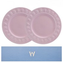 웨지우드 페스티비티 27cm 접시, 2p, 핑크 접시