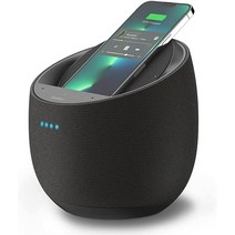 벨킨 사운드폼 엘리트 HiFi 스마트 스피커 무선 충전기 알렉사 드비알레, 블랙