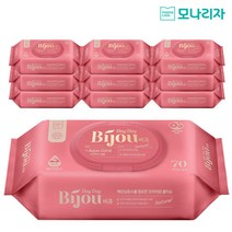 데이데이비쥬 아쿠아코랄 물티슈 캡형 70매 10개, 단품