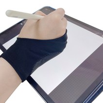 엘앤엘 드로잉장갑 터치오류방지 타블렛 아이패드 그림, 블랙-A타입, S사이즈