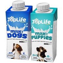 탑라이프 산양유 강아지 우유 펫밀크 200ML, 성견용 200ml