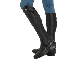 승마패션 라이더 통기성 보호장비 내마모성 팬츠 챕스, 2XL-38.5cm 종아리둘레