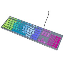 델 KB216 유선 키보드 및 KM636 무선 키보드용 키보드 커버 델 인스피론 AIO 3475/3670/3477 올인원 데스크탑 델 옵티플렉스 5250 3050 3240 54, Rainbow