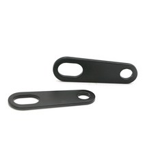 오토바이 잠금장치 도난방지 자물쇠 핸들 바퀴 브래킷 표시, 블랙