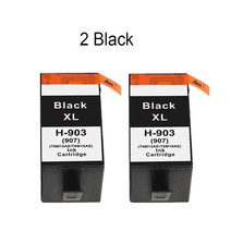 hp리필잉크 603xl 29xl HP Officejet Pro 6950 6960 6970 6975 프린터와 호환되는 903XL hp903xl 잉크 카트리지 ASW 5PK 903xl, [01] 2 Black