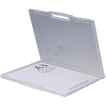 이즈미카세이 서류 수납 A3 액티브 파일 케이스 35형 클리어 4303C