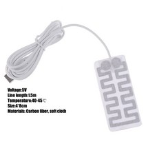 겨울 휴대용 온열 플레이트 USB 5 V 12V 히팅 히터 패드 마사지 바디 발 마우스 골프 건강 관리, 01 As Pic Show