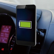 차량용 무선충전기 휴대폰 핸드폰거치대 투싼 싼타페, 화이트