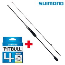 시마노 이이다코R V2 (19) +시마노합사 쭈꾸미 선상낚시대 갑오징어, 155 +핏불4합사