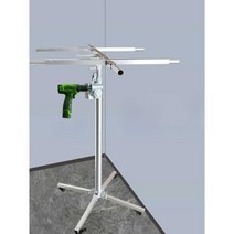 에어컨 실외기 리프트 천장 스태커 소형 고소 작업대, 3.7m 수동 전동 드릴 겸용형