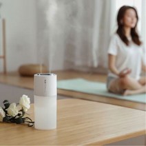 디월스 듀얼제트 400ml 가습기 사무실 가정용 미니 예쁜가습기, 무선(충전식) 핑크