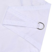 3-4-5m직삼각 옥스포그늘막 썬쉐이드 차양방수선쉐이드 까페옥상 폔션정원 야외천막 수영장그늘 야외캐노피, 3-4-5m, 화이트