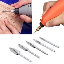 목공 전동 드릴 조각 비트 조각칼 서각칼 나무 목공예, 6mm