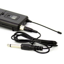 TA3F 미니 XLR 기타 케이블 악기 신호 라인 AKG 무선 WMS SR PT 40 450 470 420 4500 3 핀-6.35mm 1/4, 01 Black_01 1m