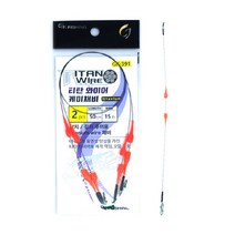 금호 티탄 와이어 케미 채비 GK391 삼치 갈치 루어용, 50cm, 1개