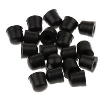 백파이프 지휘봉 황동 악기 부품 20pcs 트롬본 슬라이드 활 고무 엔드 팁 범퍼 트롬본 수리 액세서리 금관 슬라이드 범퍼 팁, 없음