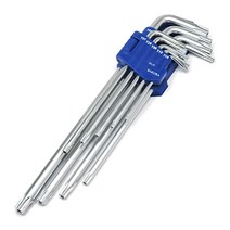 별렌치세트 TH-T9 톡스(TORX) T10~T50 9종 홀별렌치