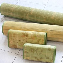 [담다]국내산 대나무 죽부인 여름베개 대나무 베개, 로얄 사각베개
