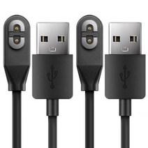 TUSITA [2팩] AfterShokz Aeropex AS800 OpenComm ASC100SG Shokz OpenRun Pro와 호환되는 마그네틱 충전기 USB 충전 케이블