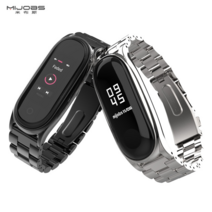 MIJOBS 샤오미 미밴드4 메탈스트랩 Plus, 로즈골드+사은품, 1개