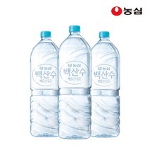 백산수 무라벨 330ml 500mlL 1리터 2리터 생수배달, 48개