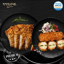 [아이원세븐] [깐깐한강대표] 수제 안심 돈까스 (90gx3장)x2팩+치즈 롤까스 100g, 상세 설명 참조