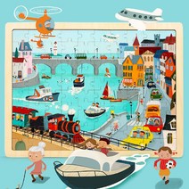 [NATURI] 유아 그림 직소퍼즐 100P 소근육 발달 수조작 영역학습 교육 발달 교구 완구 매트 블록 블럭 조작 놀이 장난감 선물 N T : 245A4B+1343, NATURE 쿠팡 교통수단, NATURE 쿠팡 본상품선택